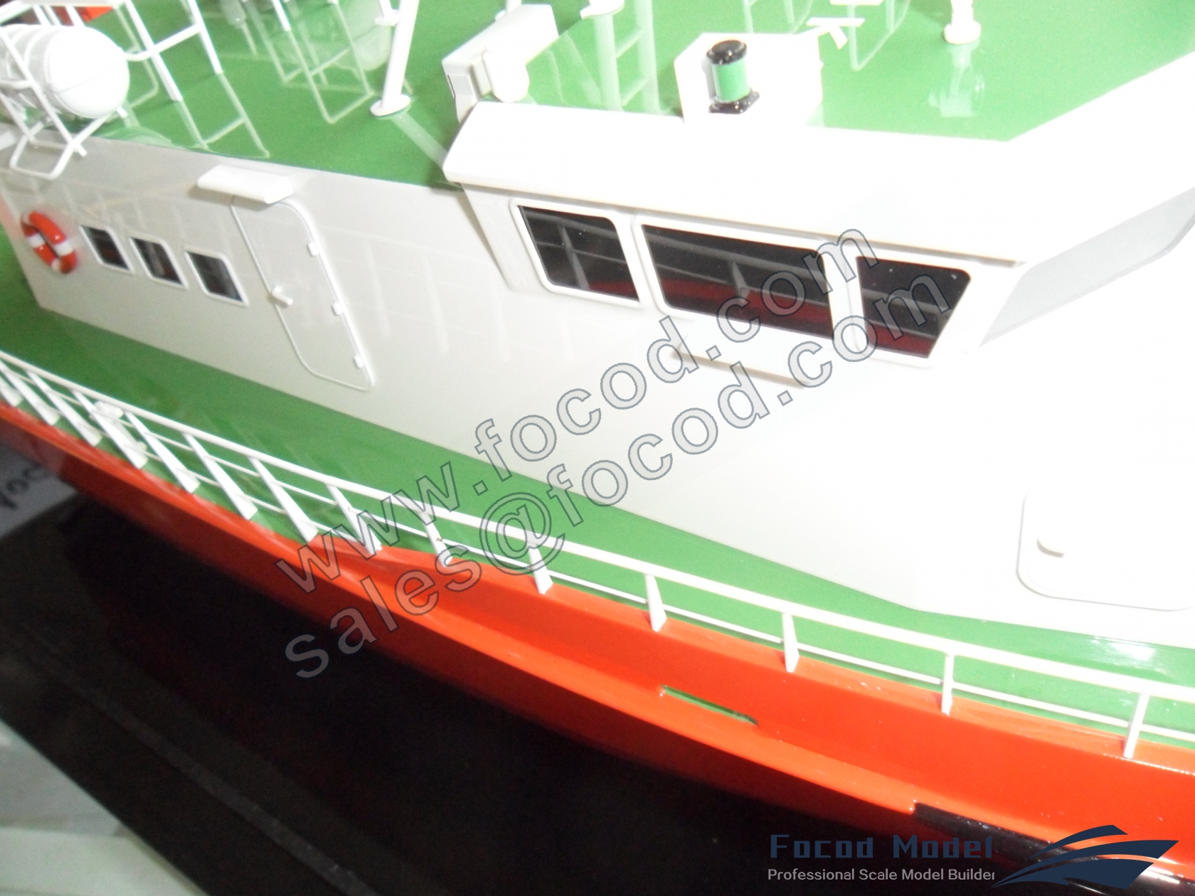 customized model of 24m Crew Boat